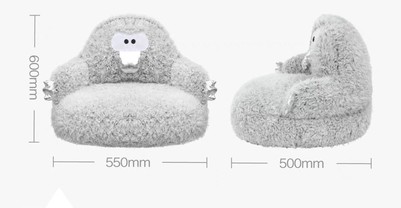 Plush Platypus Pet Sofa
