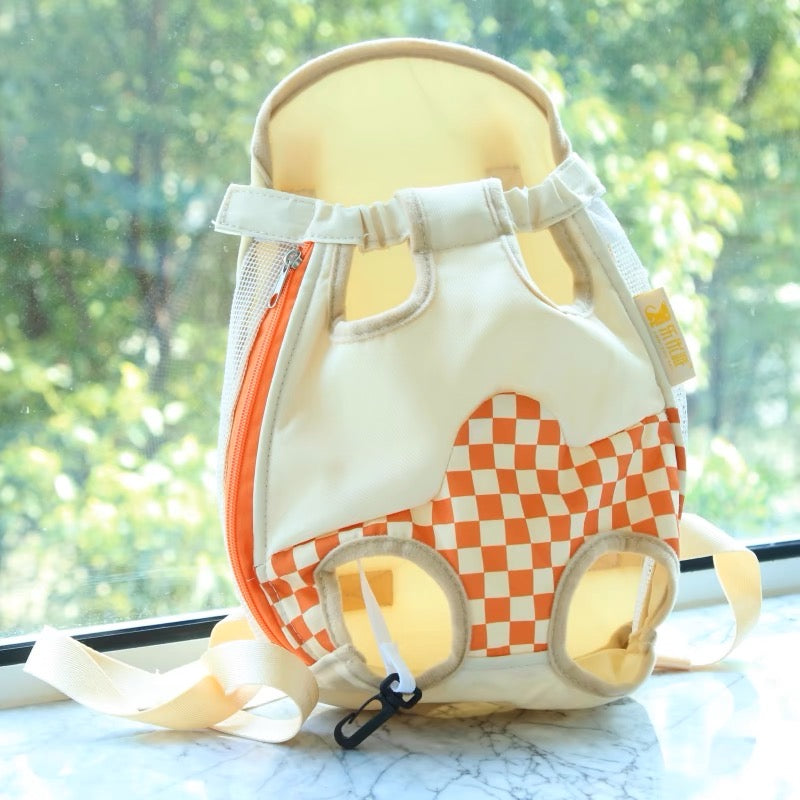 Colorful pet backpack carrier