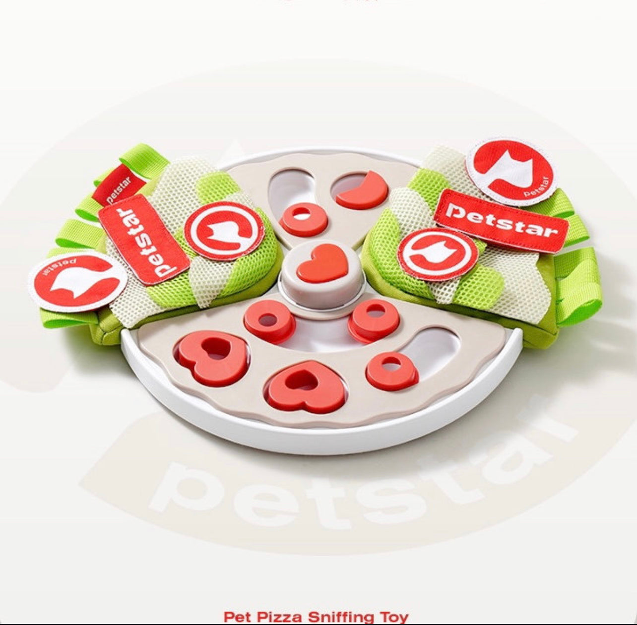 Pet pizza sniffing toy