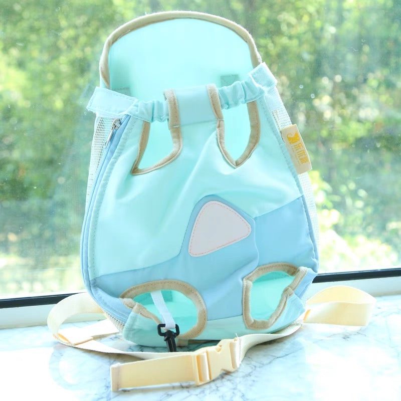 Colorful pet backpack carrier