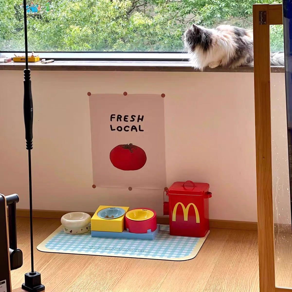 LEGO block pet bowl