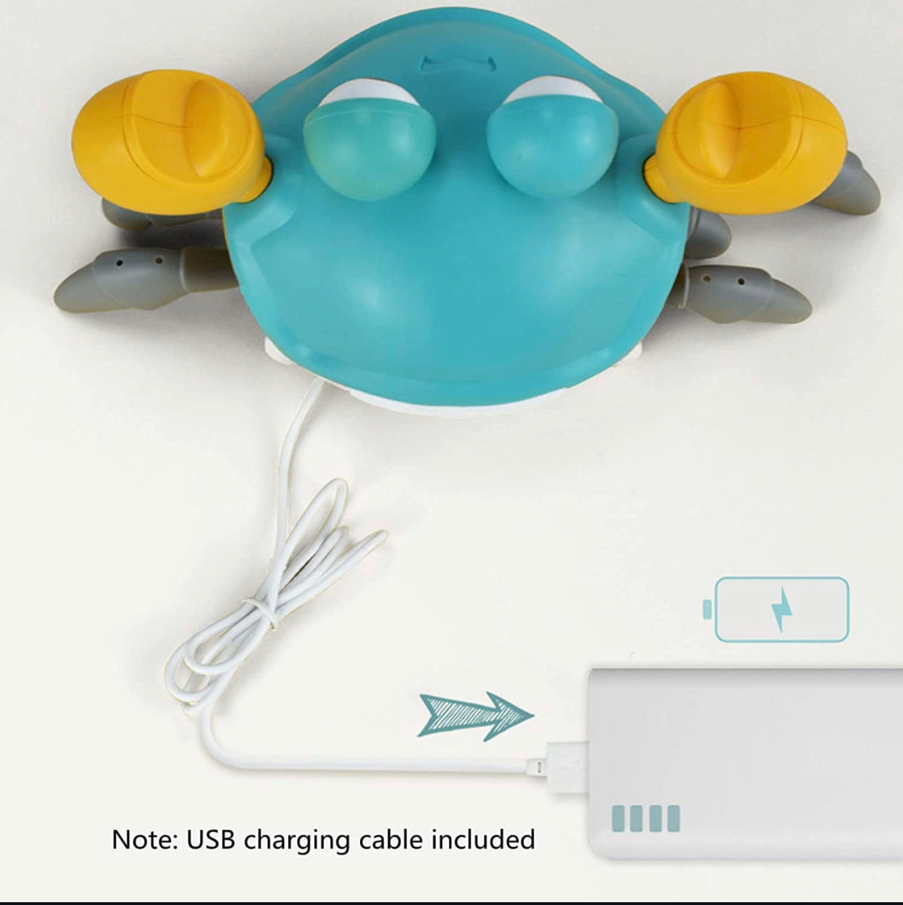 Crawling crab toy