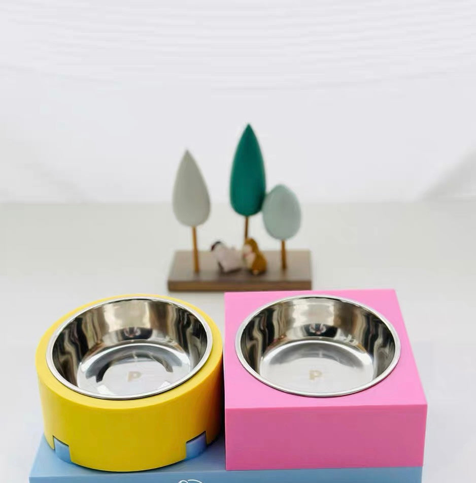 LEGO block pet bowl