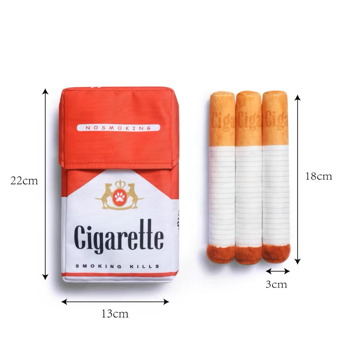 Cigarette pet chewing toy