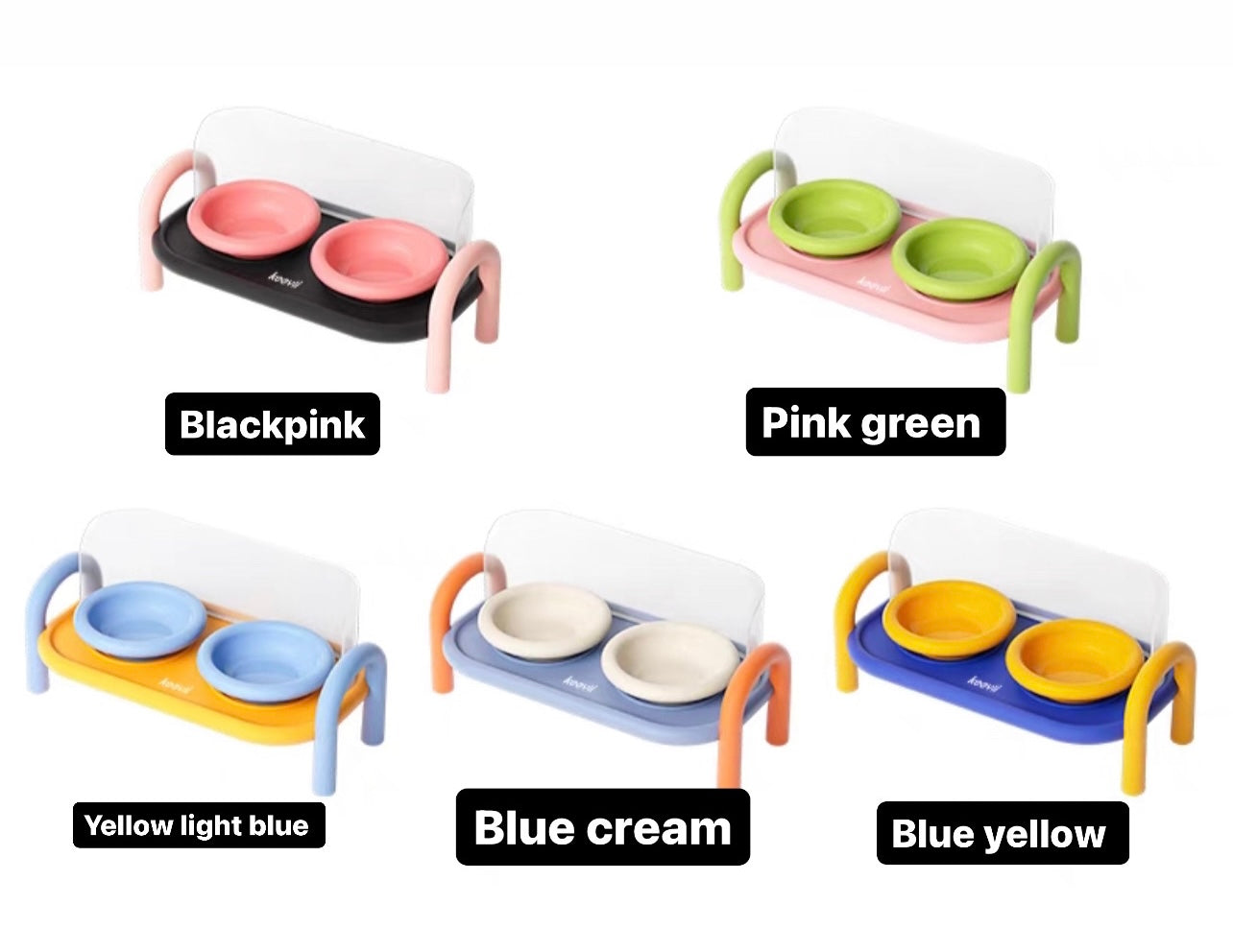 Ceramic double bowl