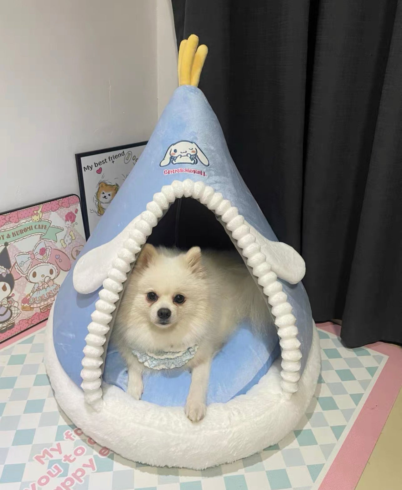 Cinnamoroll pet tent bed
