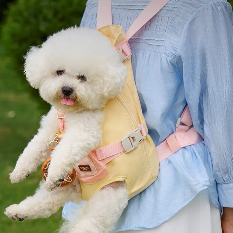 Candy style pet backpack carrier