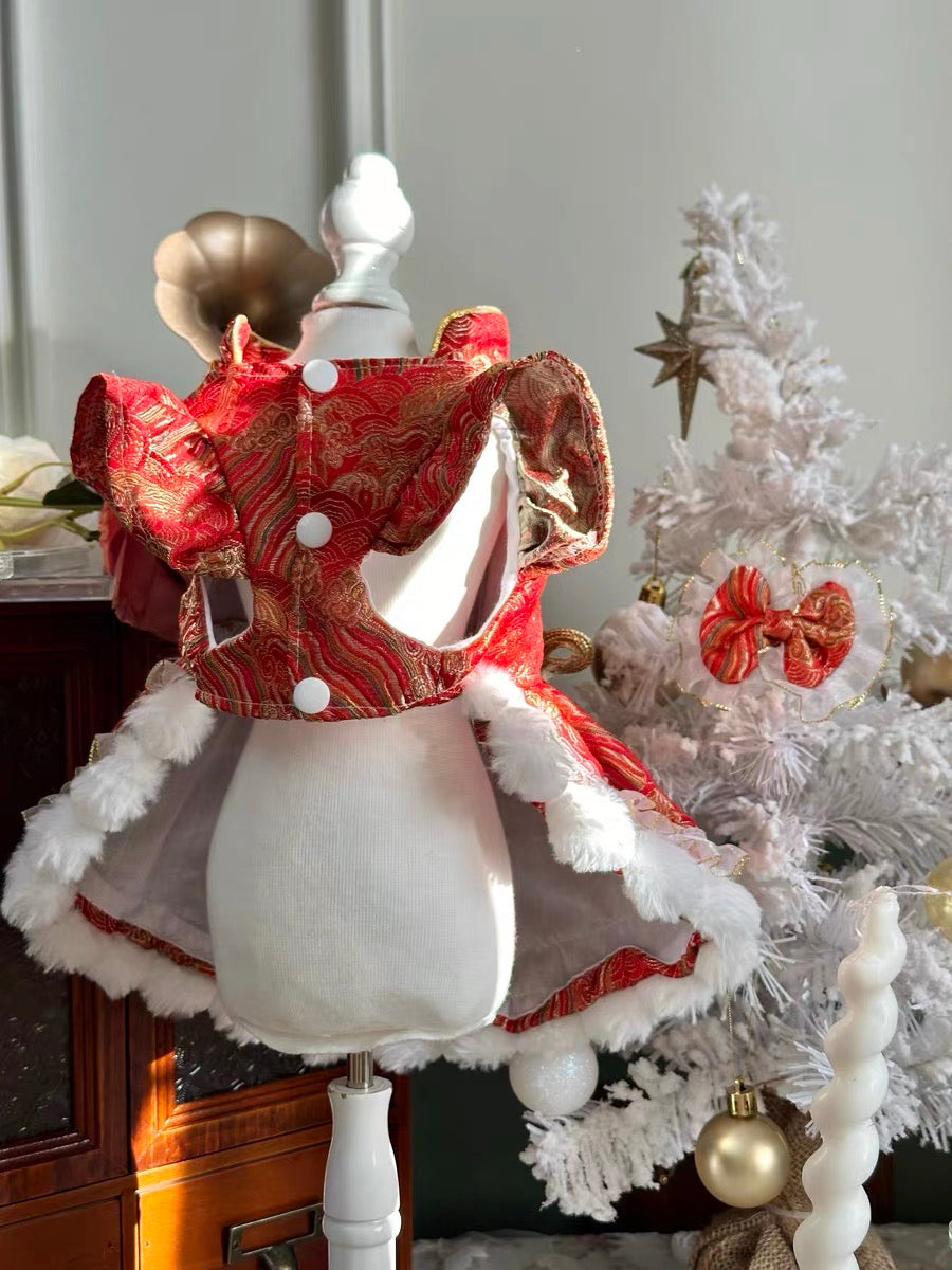 Pet CNY dress