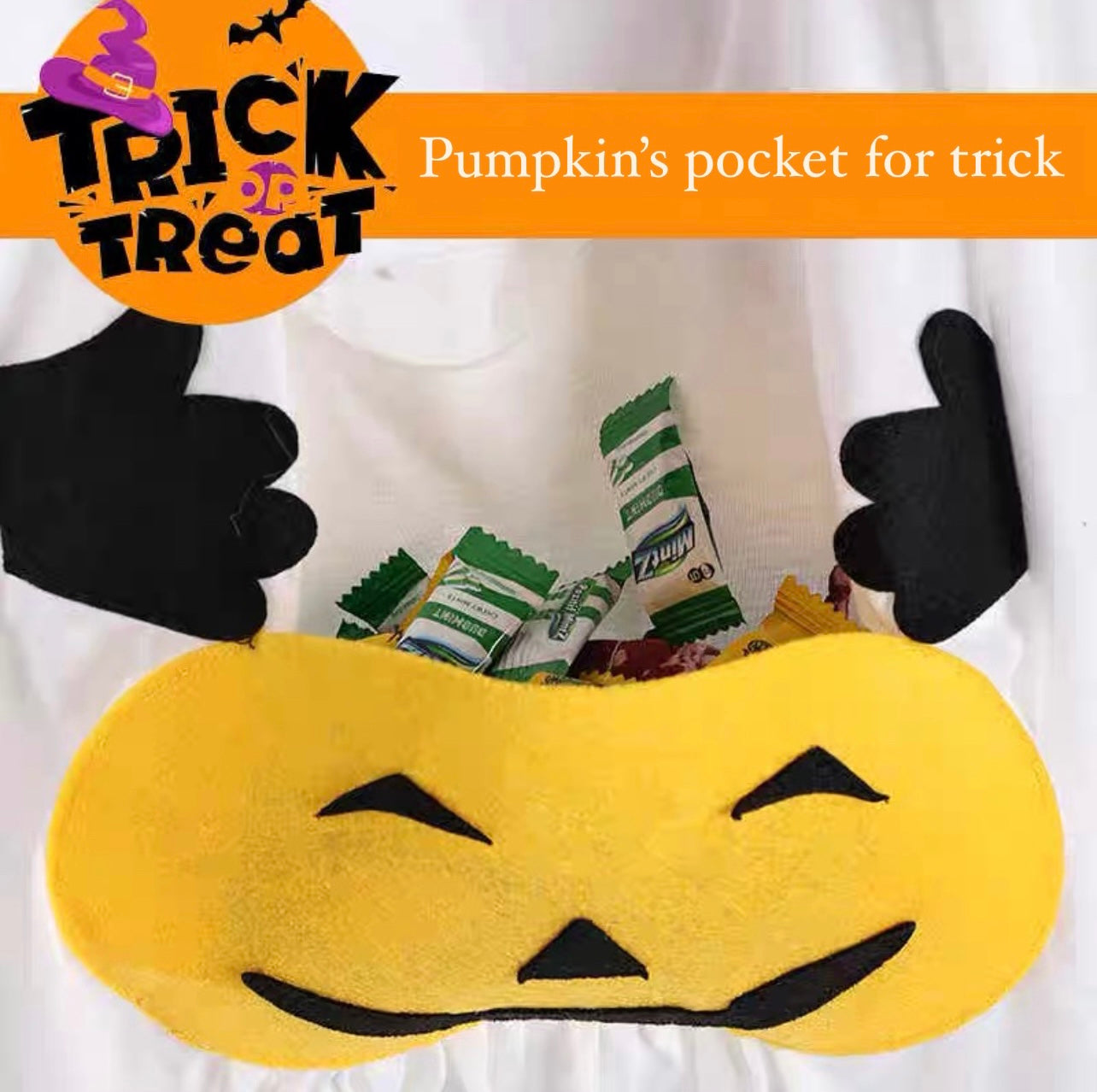 Pet ghost costume (swipe to see size chart)
