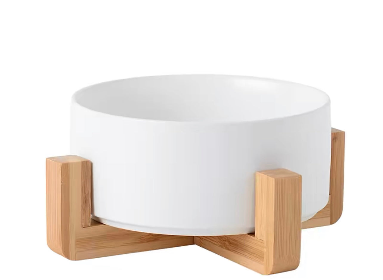 Ceramic pet bowl