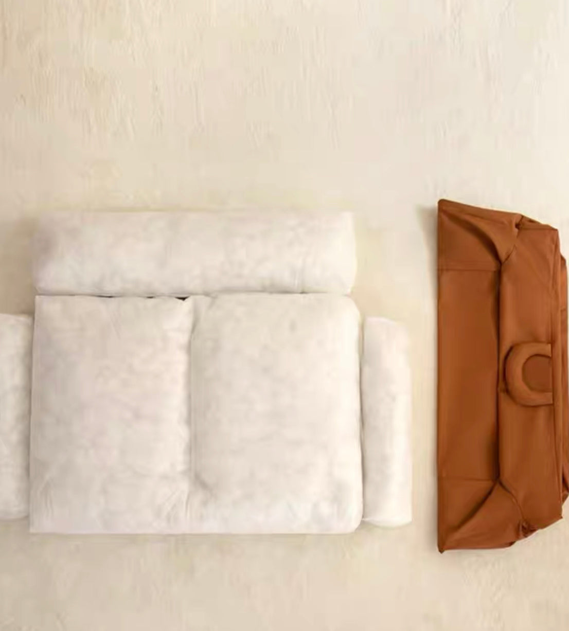 Pet PU leather fabric sofa bed