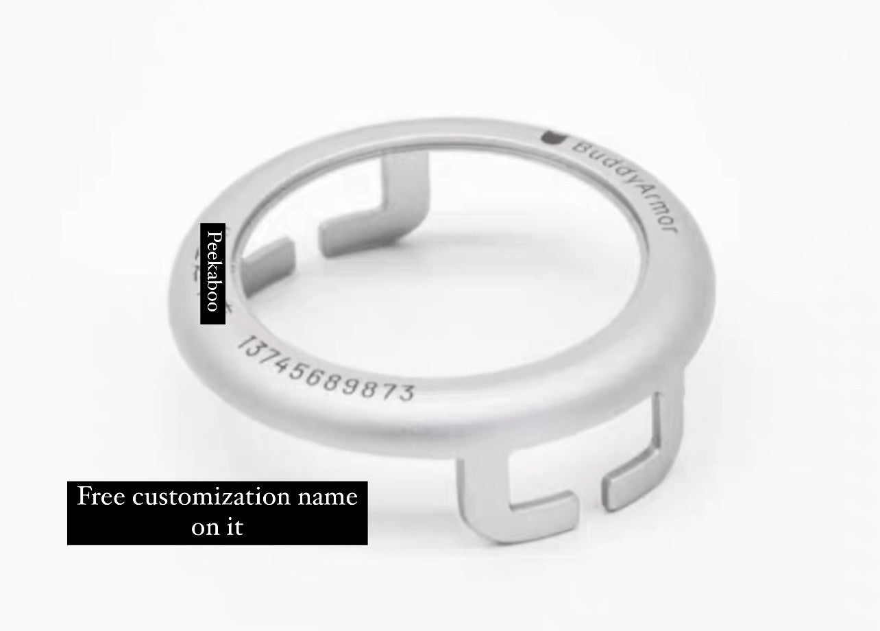 Anti-lost pet collar with AirTag holder (not included AirTag)