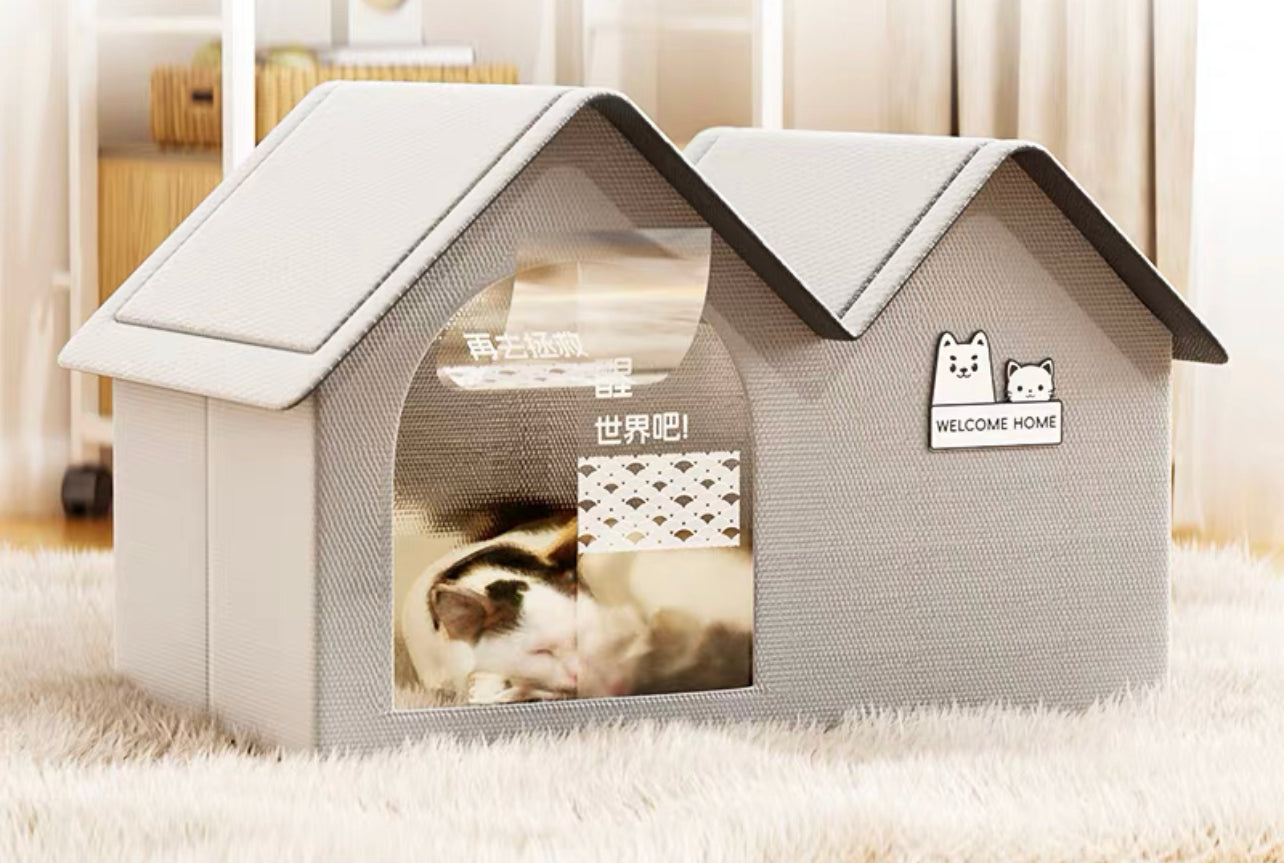 Pet cooling hut