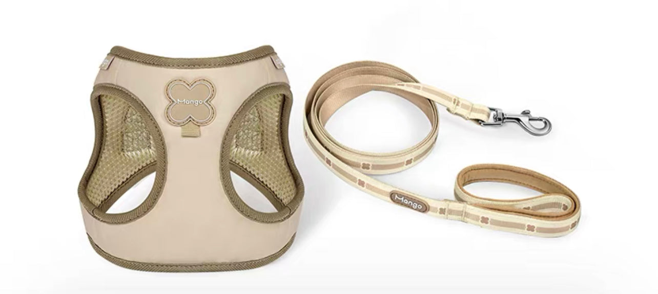 Pastel pet harness set