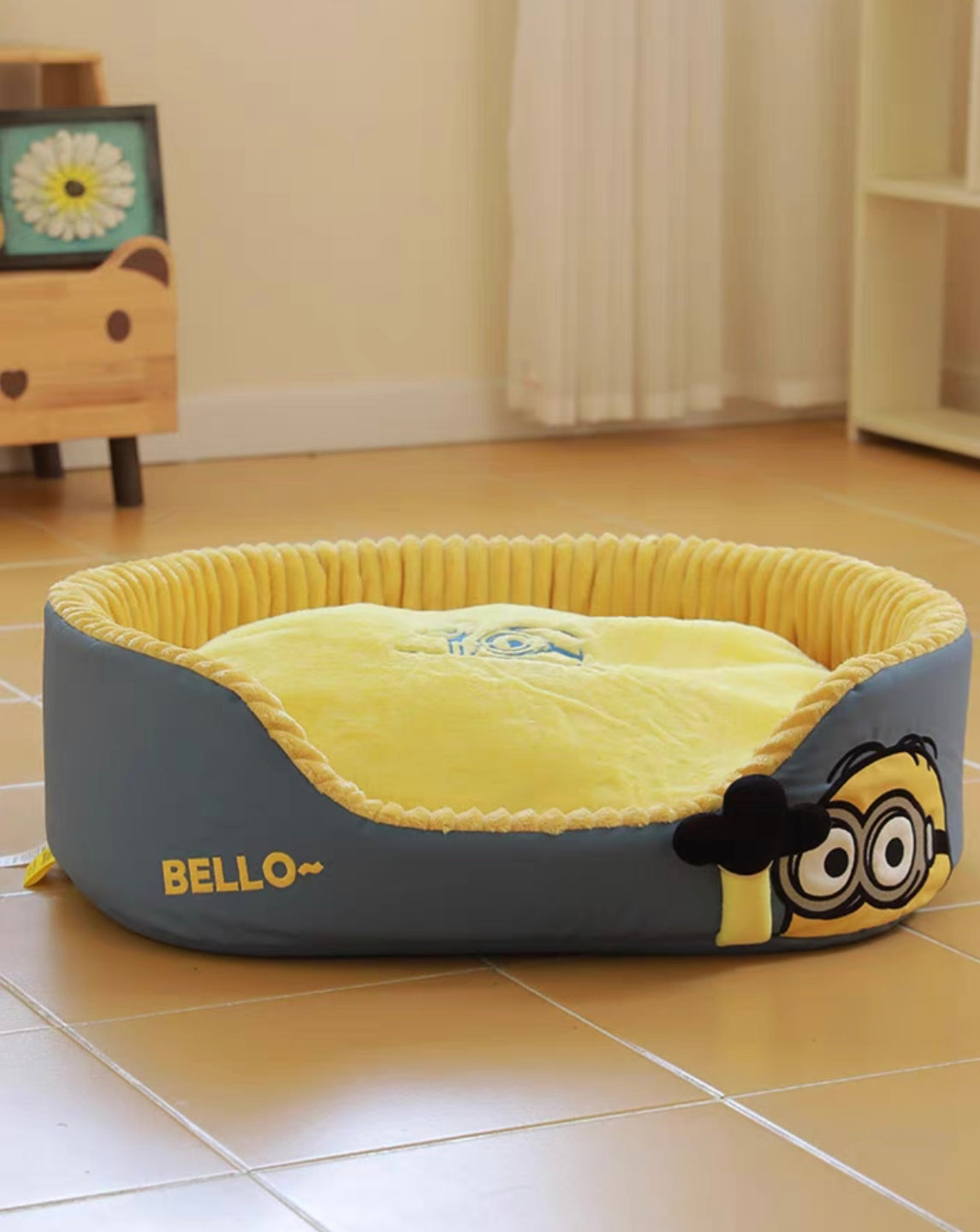 Minion pet bed