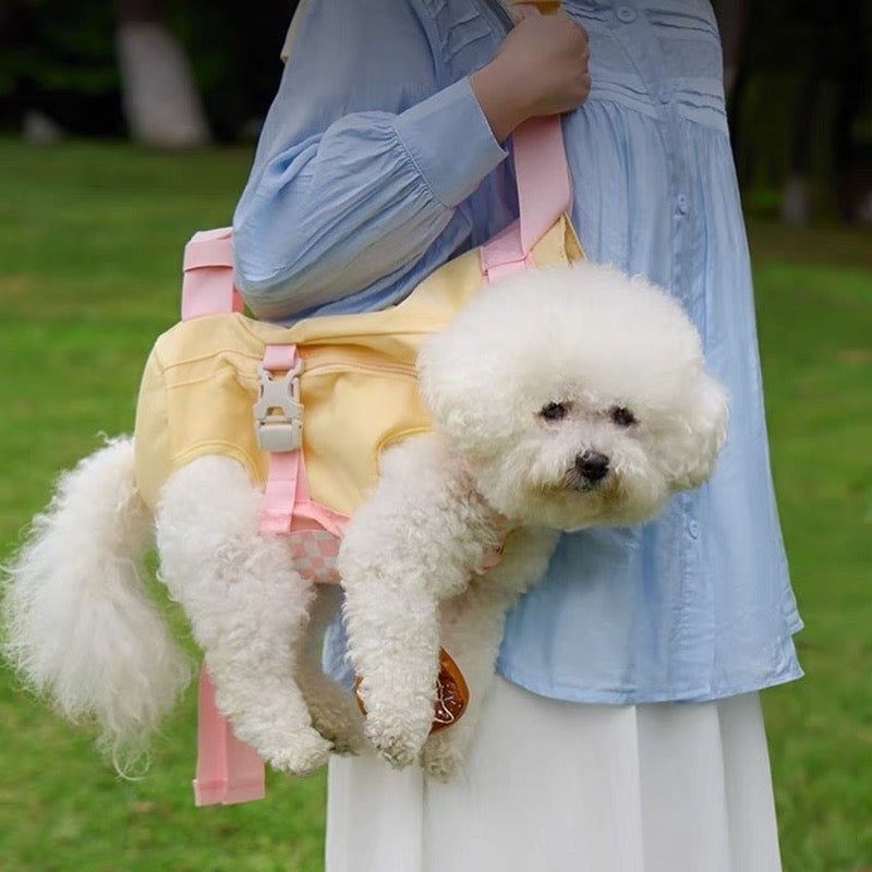 Candy style pet backpack carrier