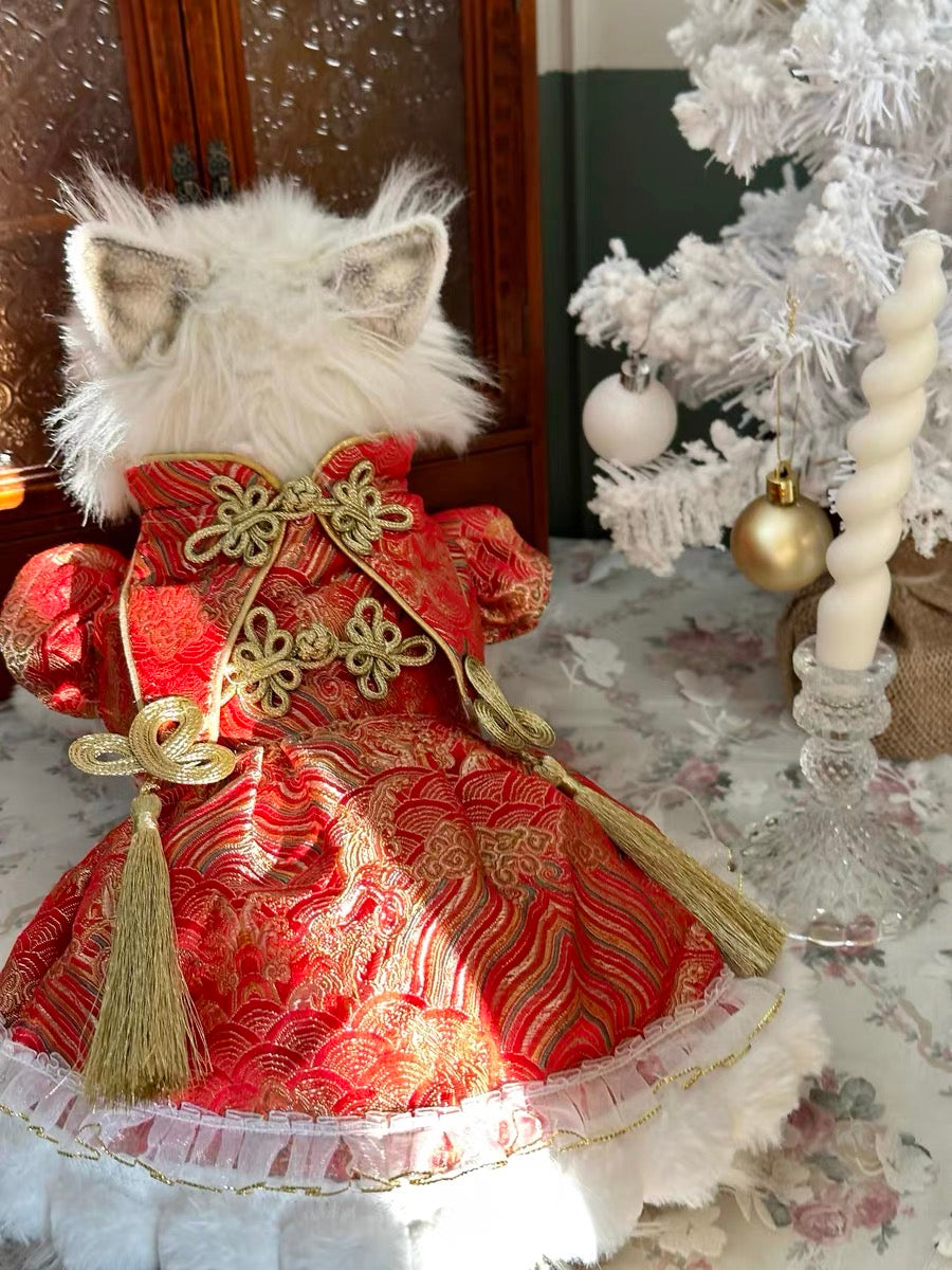 Pet CNY dress