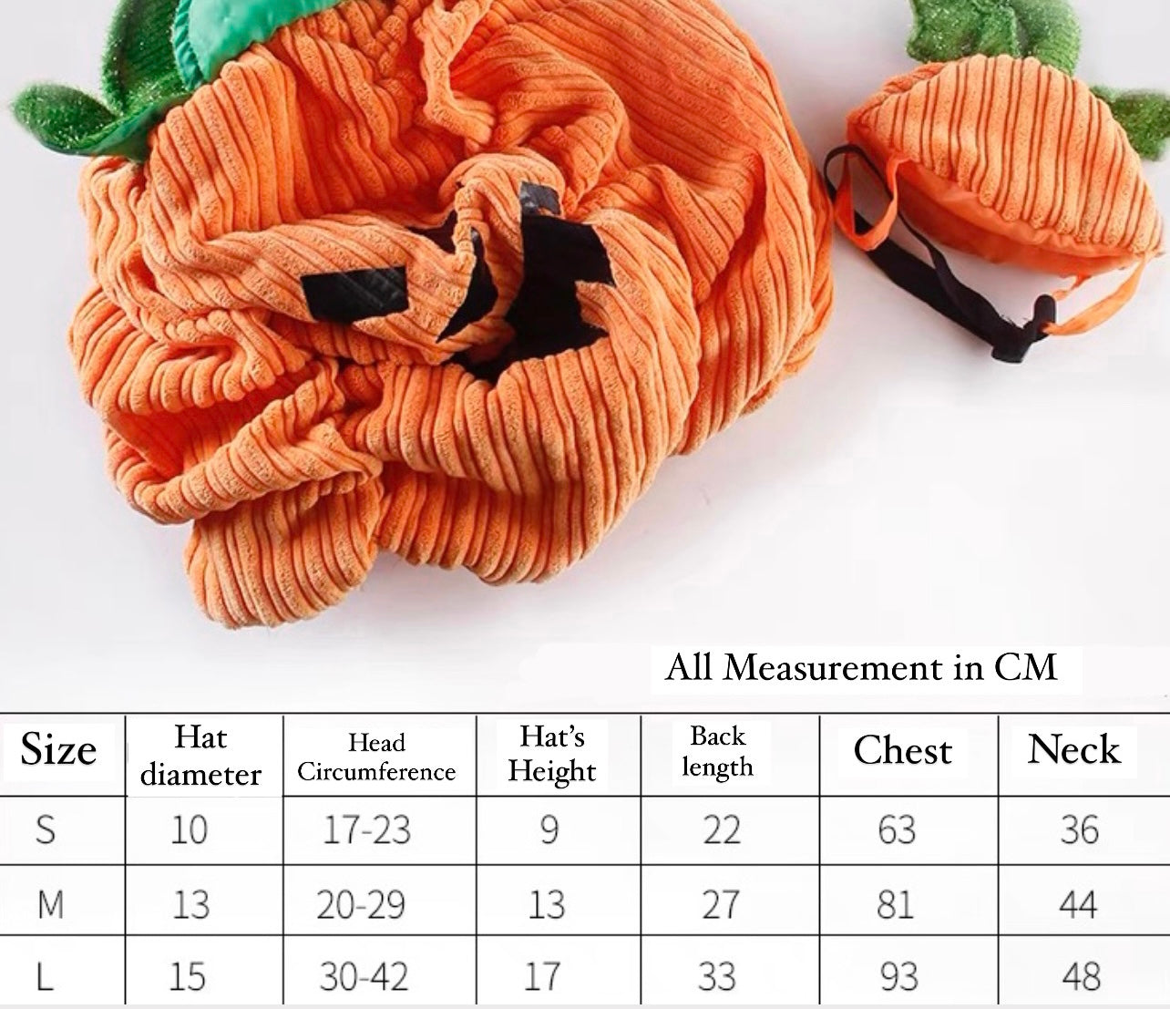 Pumpkin costume