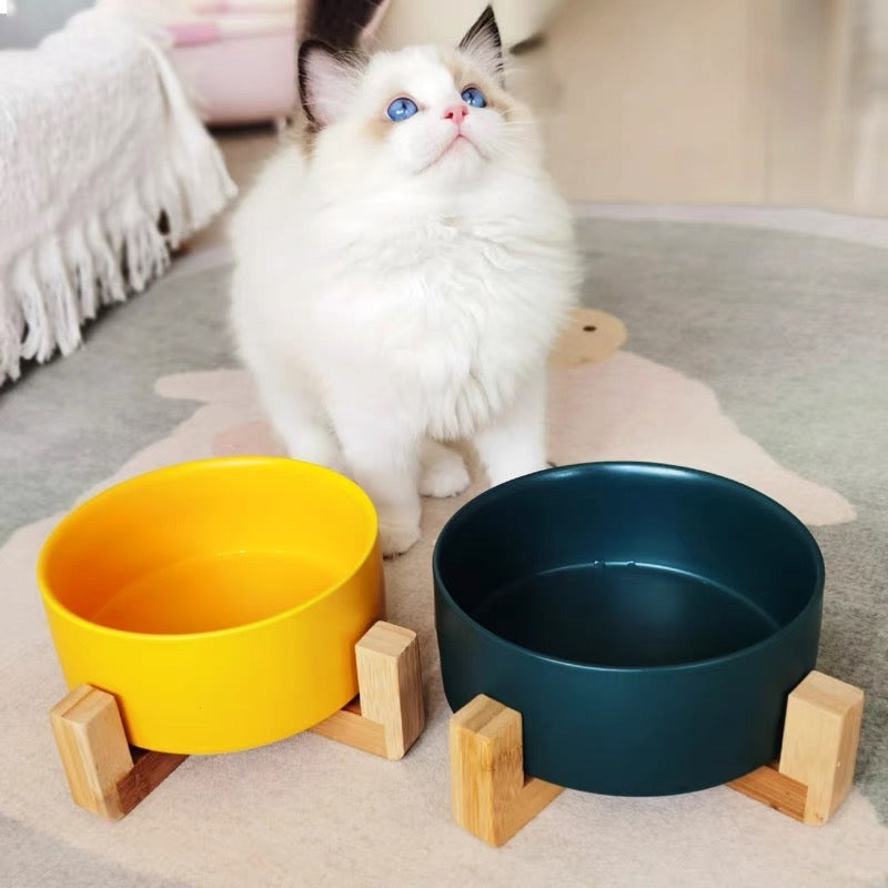 Ceramic pet bowl