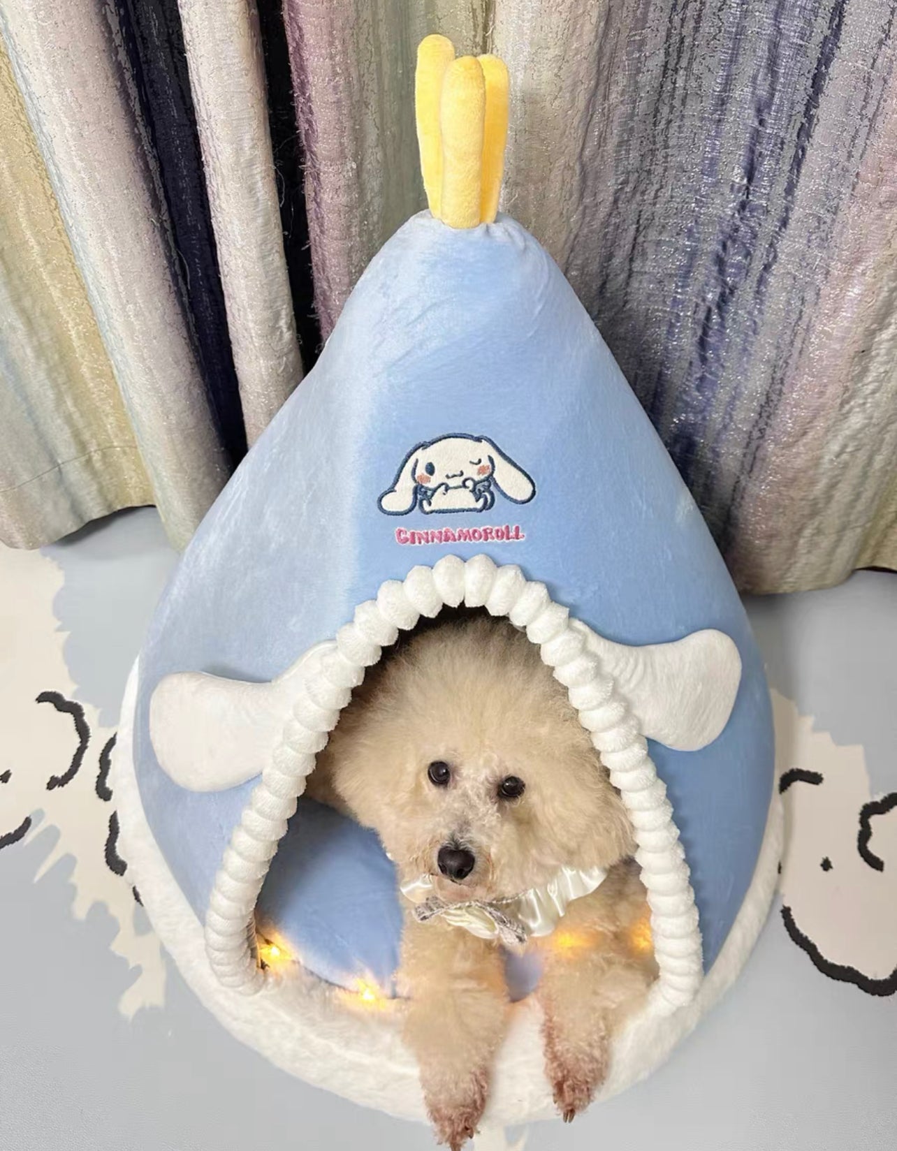 Cinnamoroll pet tent bed
