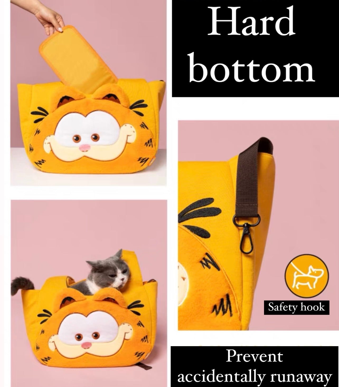 Garfield theme backpack carrier