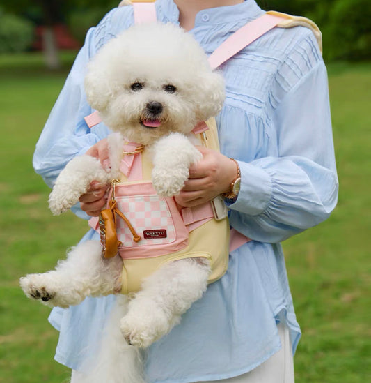 Candy style pet backpack carrier