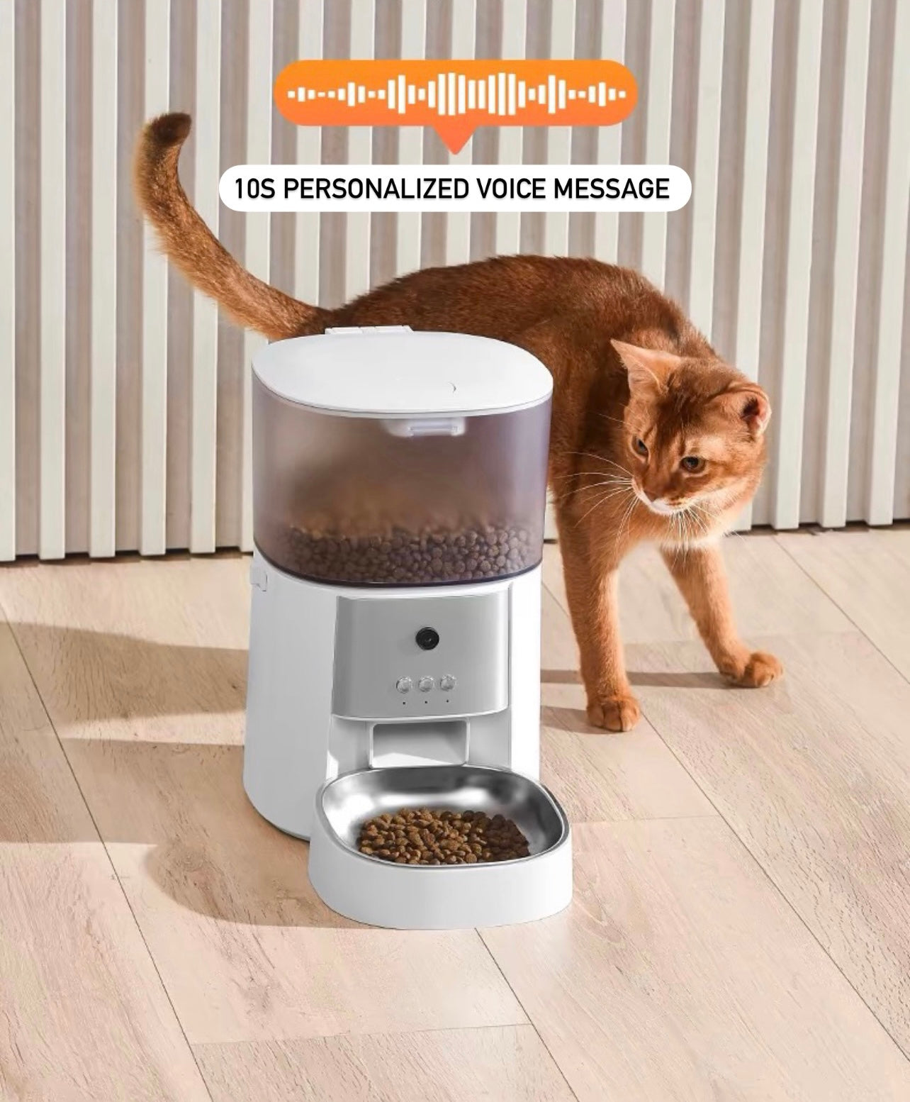 Automatic pet feeders