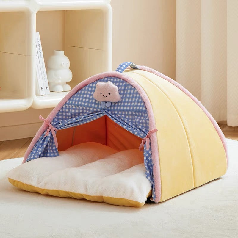 Cute pet tent bed