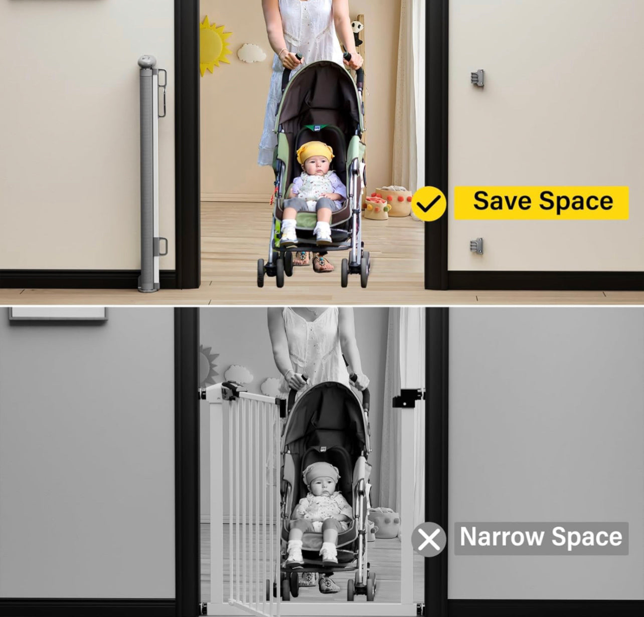 Multipurpose retractable gate