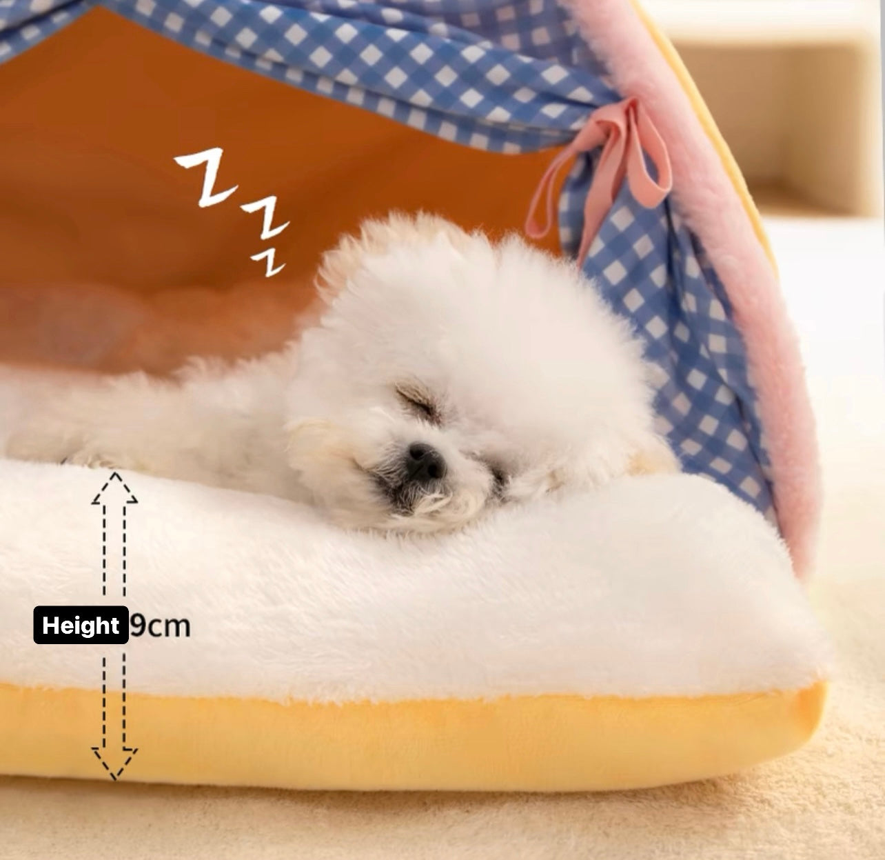 Cute pet tent bed