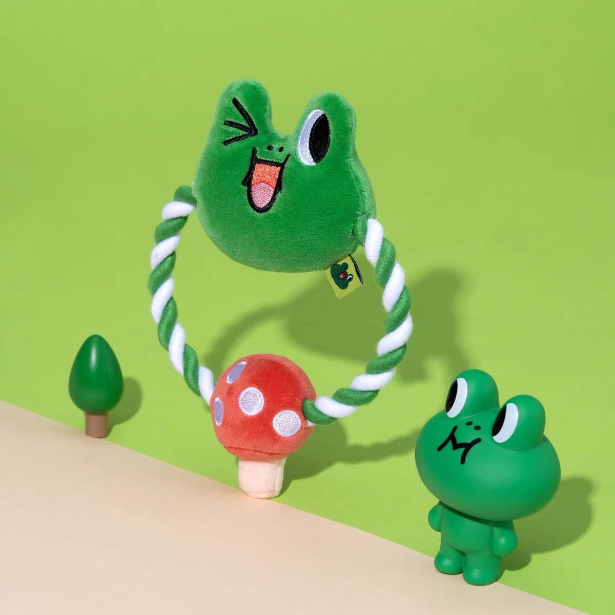 Cute line themed pet toy