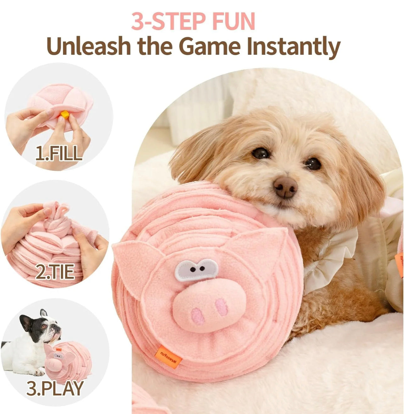 Animal snuffle toy