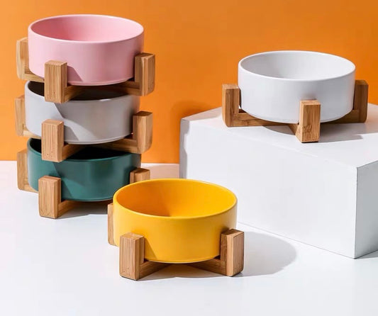 Ceramic pet bowl