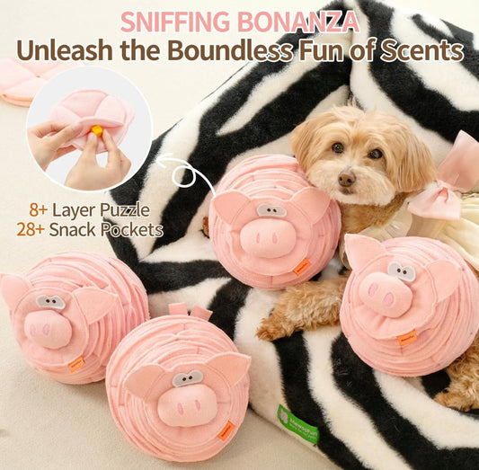 Animal snuffle toy