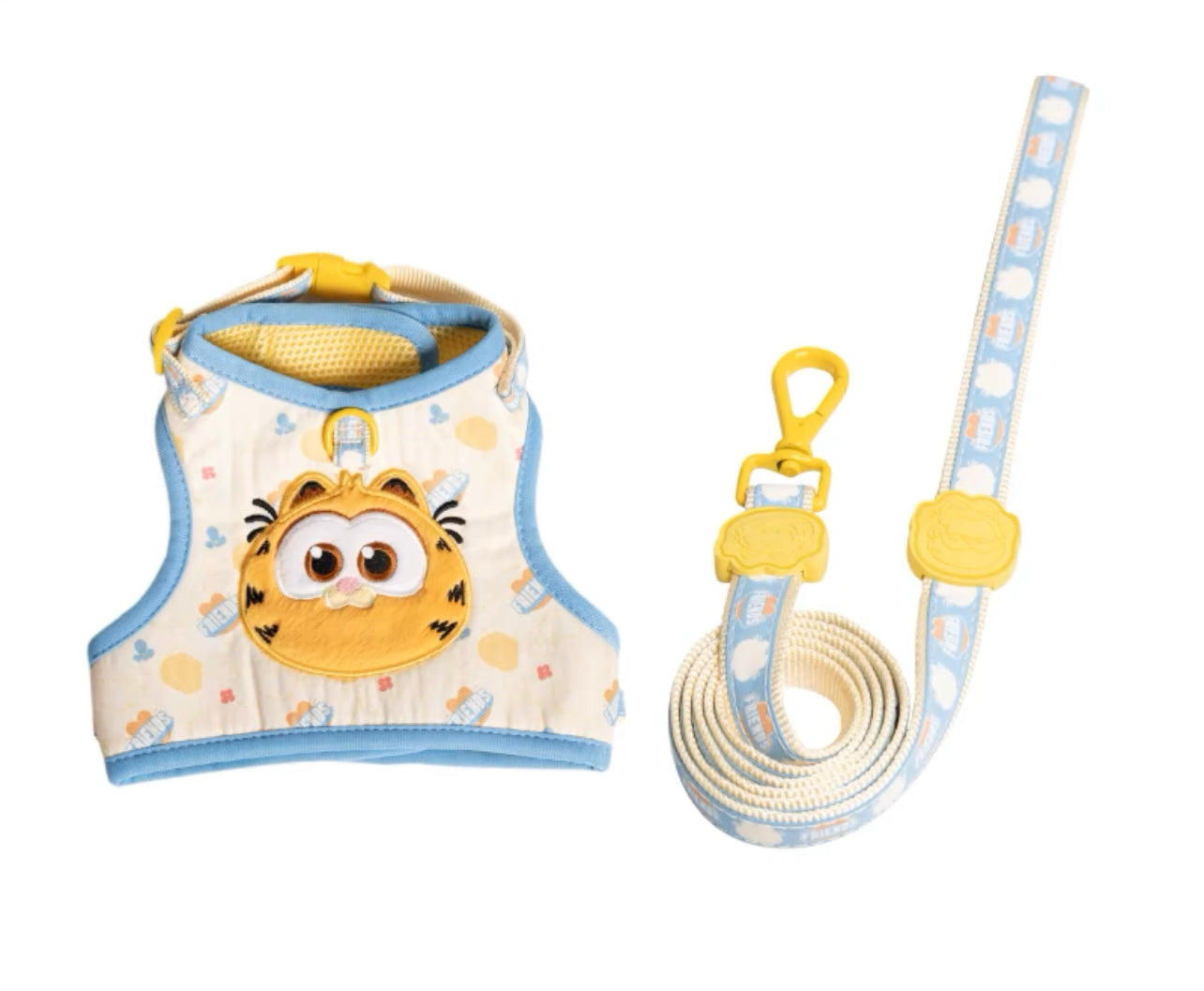 Garfield theme cat design pet harness & leash set