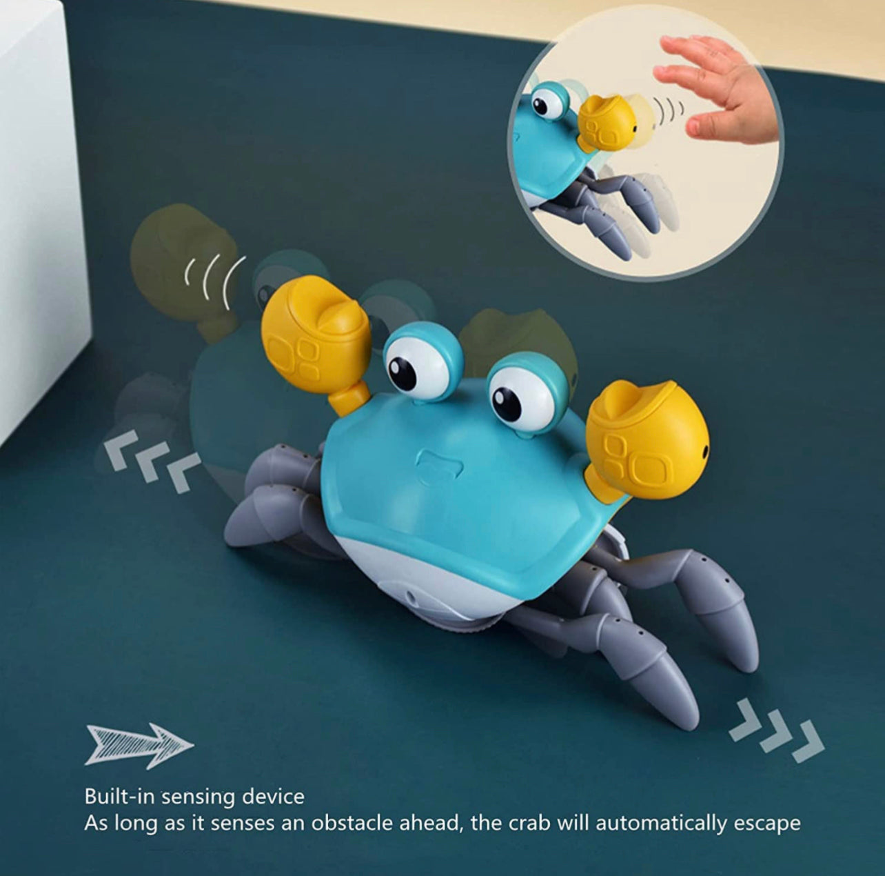 Crawling crab toy