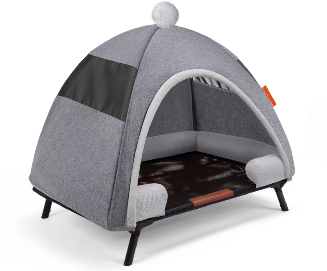 Pet elevated tent bed