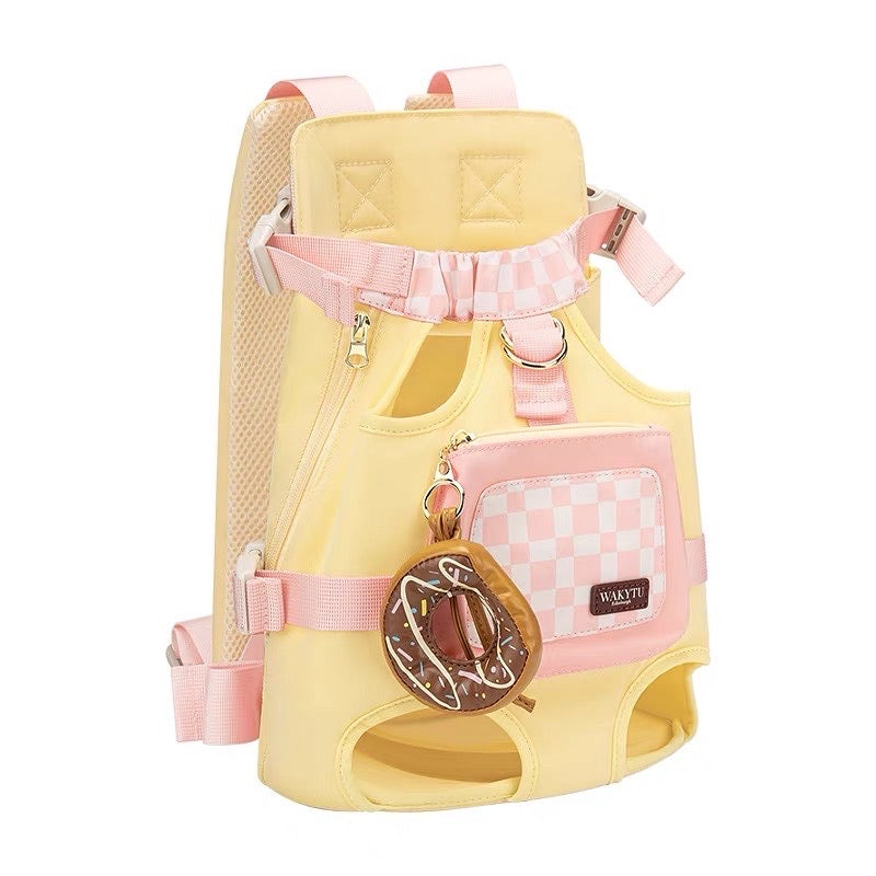Candy style pet backpack carrier