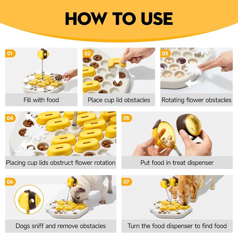 Honeycomb Sniffing Slow Feeder toy