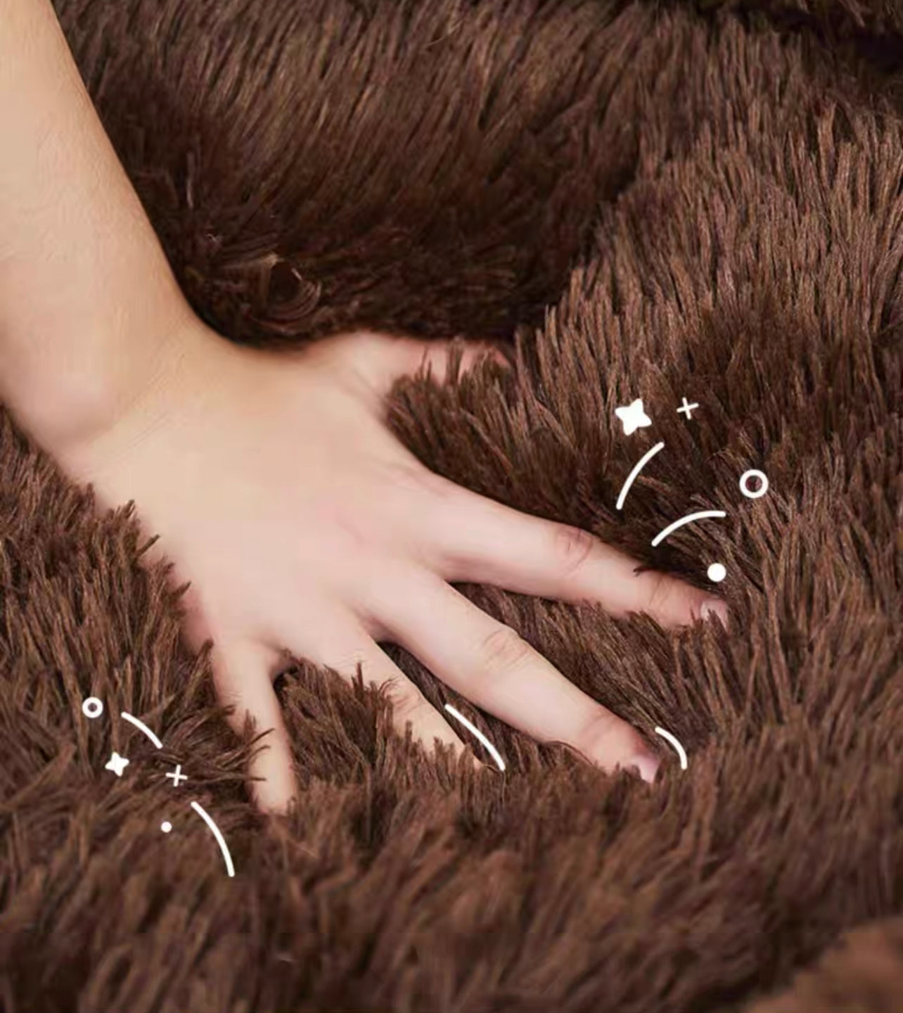 Fluffy pet bed
