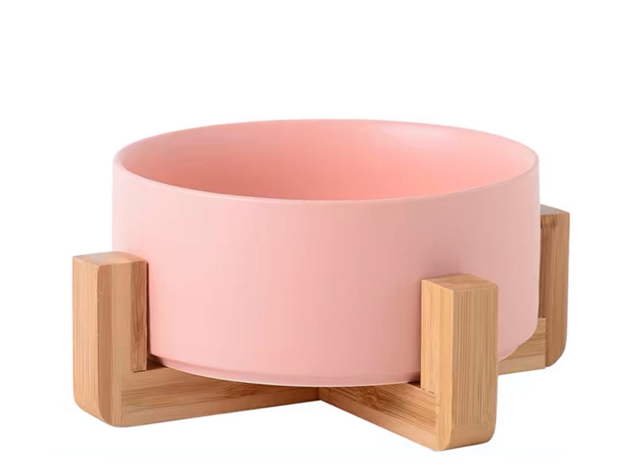 Ceramic pet bowl