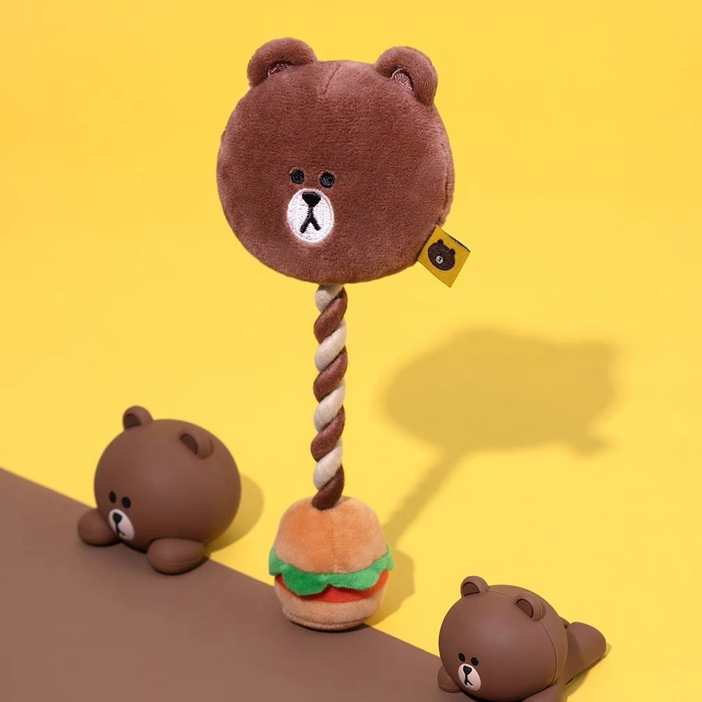 Cute line themed pet toy
