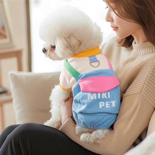 Pastel pet harness costume