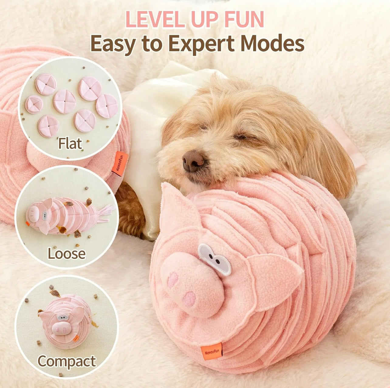 Animal snuffle toy