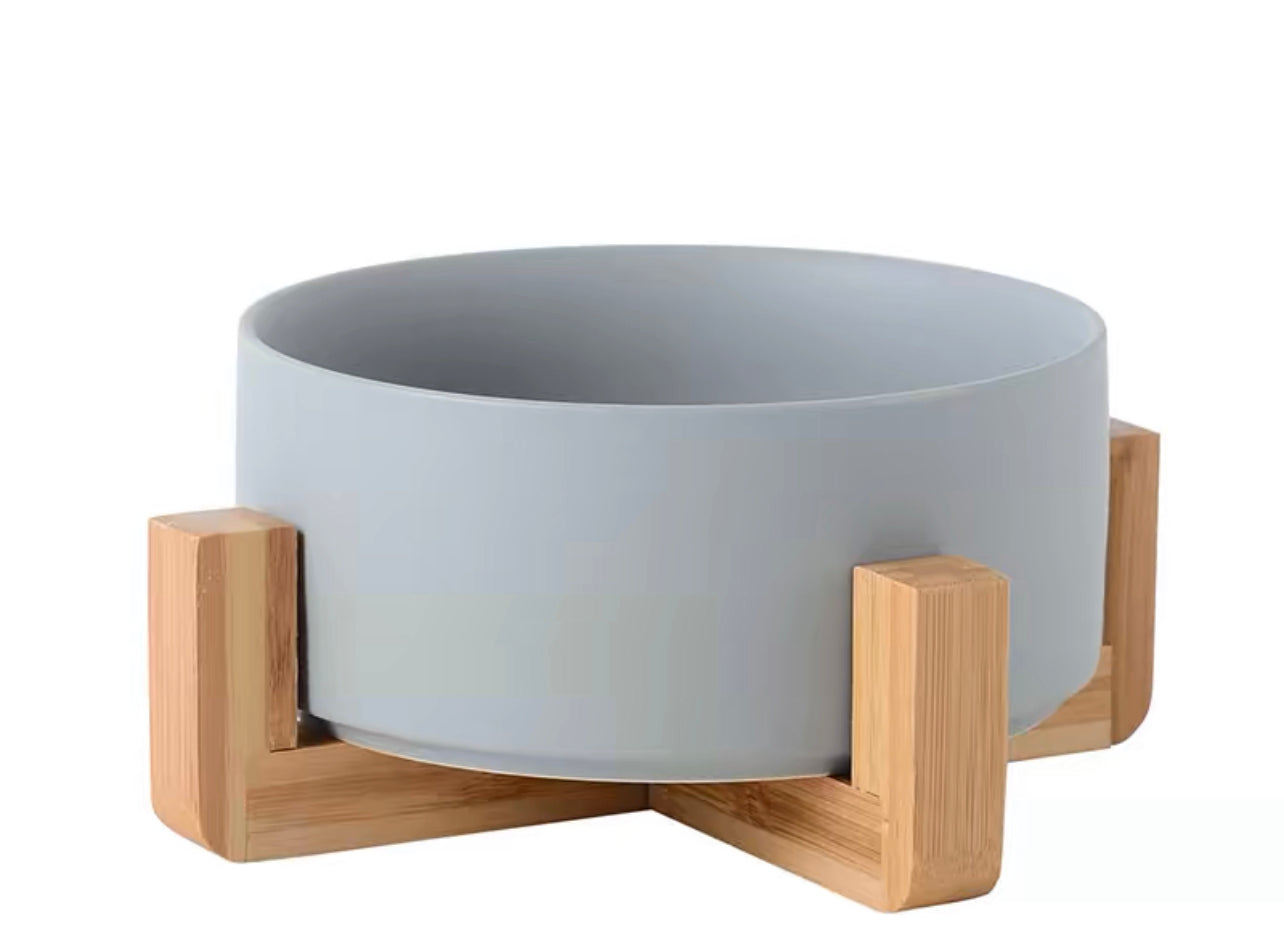 Ceramic pet bowl