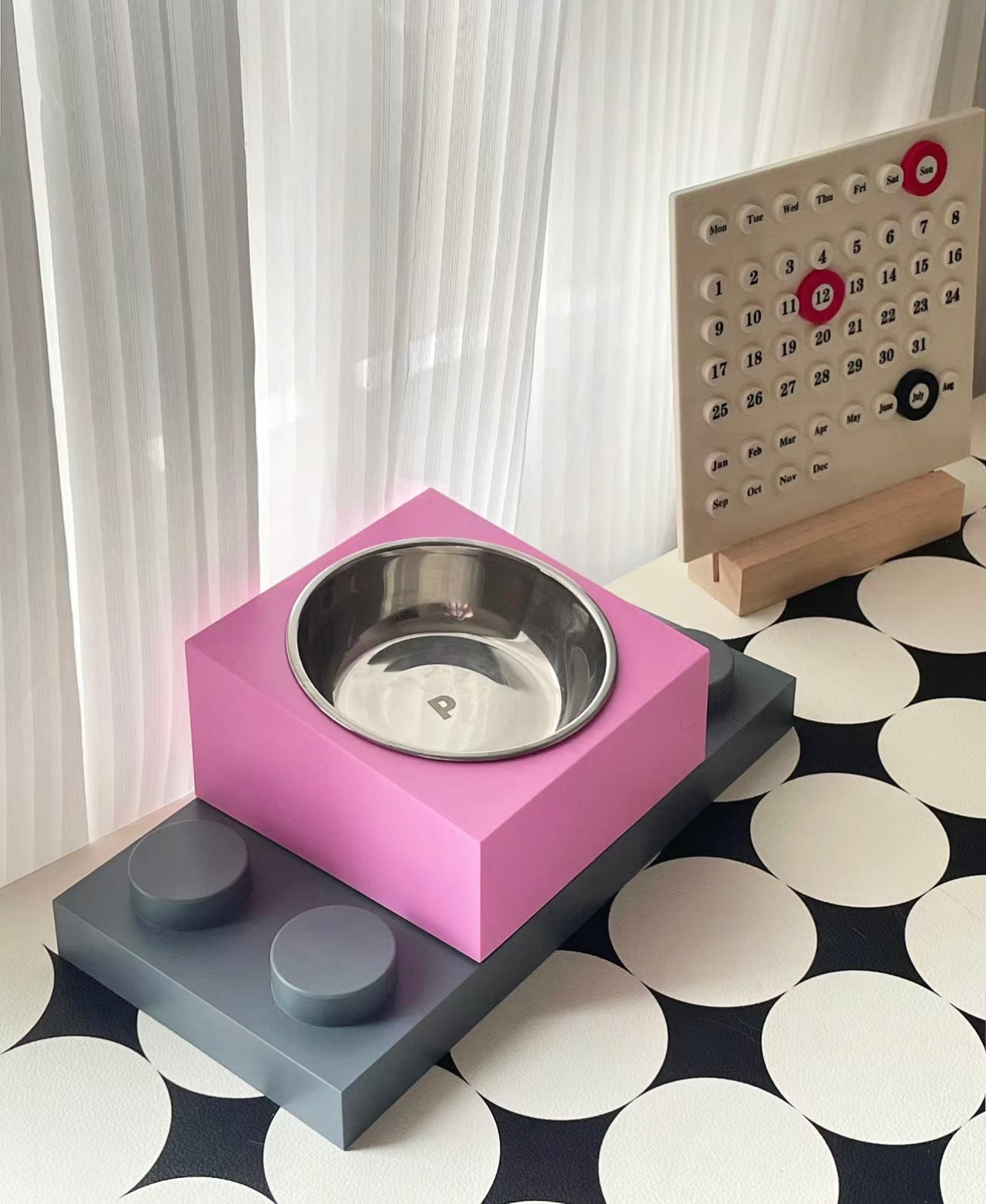 LEGO block pet bowl