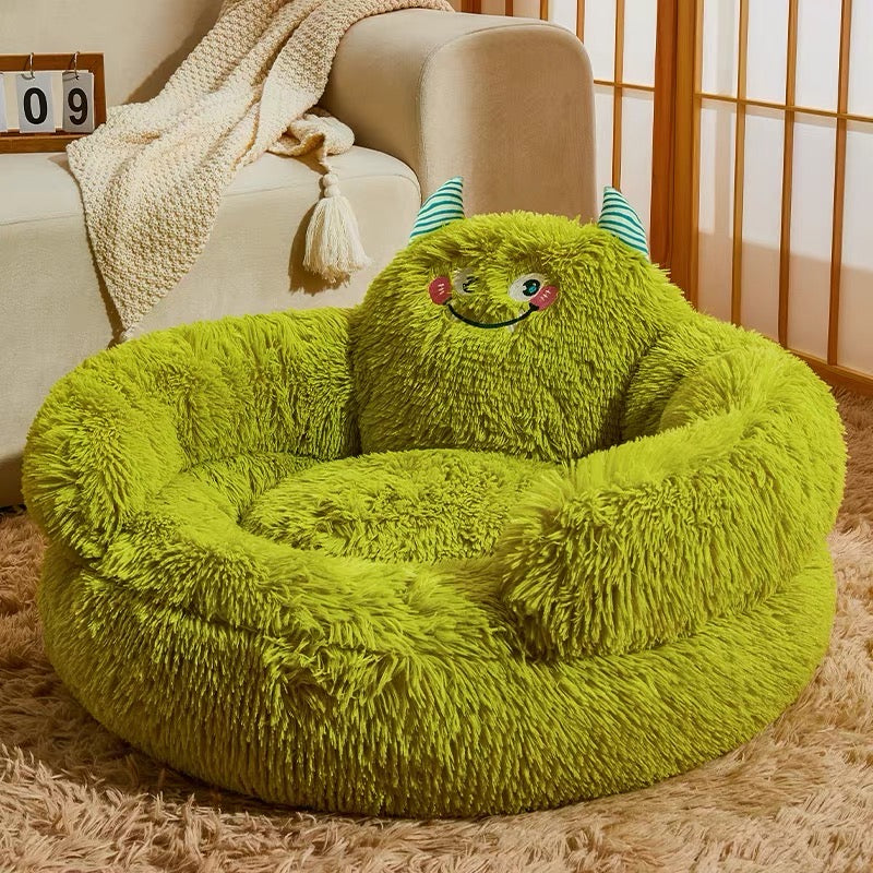 Fluffy pet bed