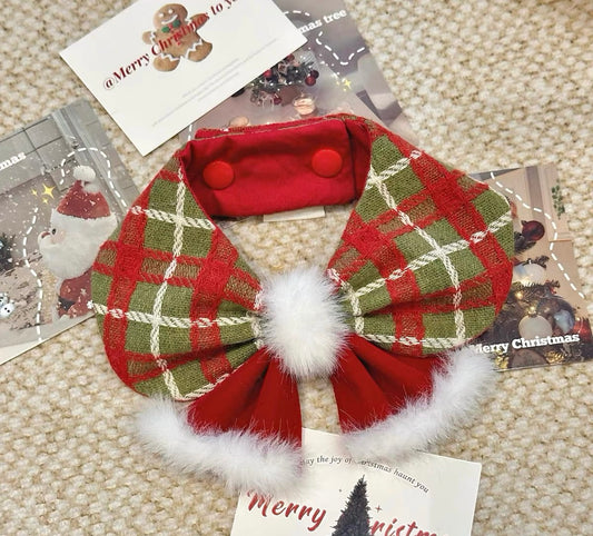 Cute festive bow collar