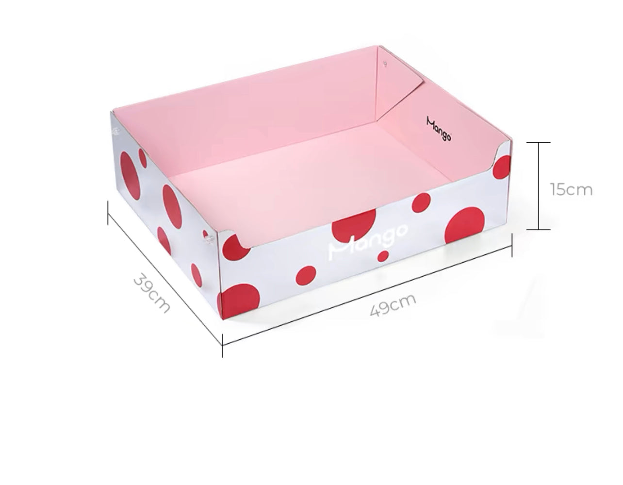 Disposable cat litter box