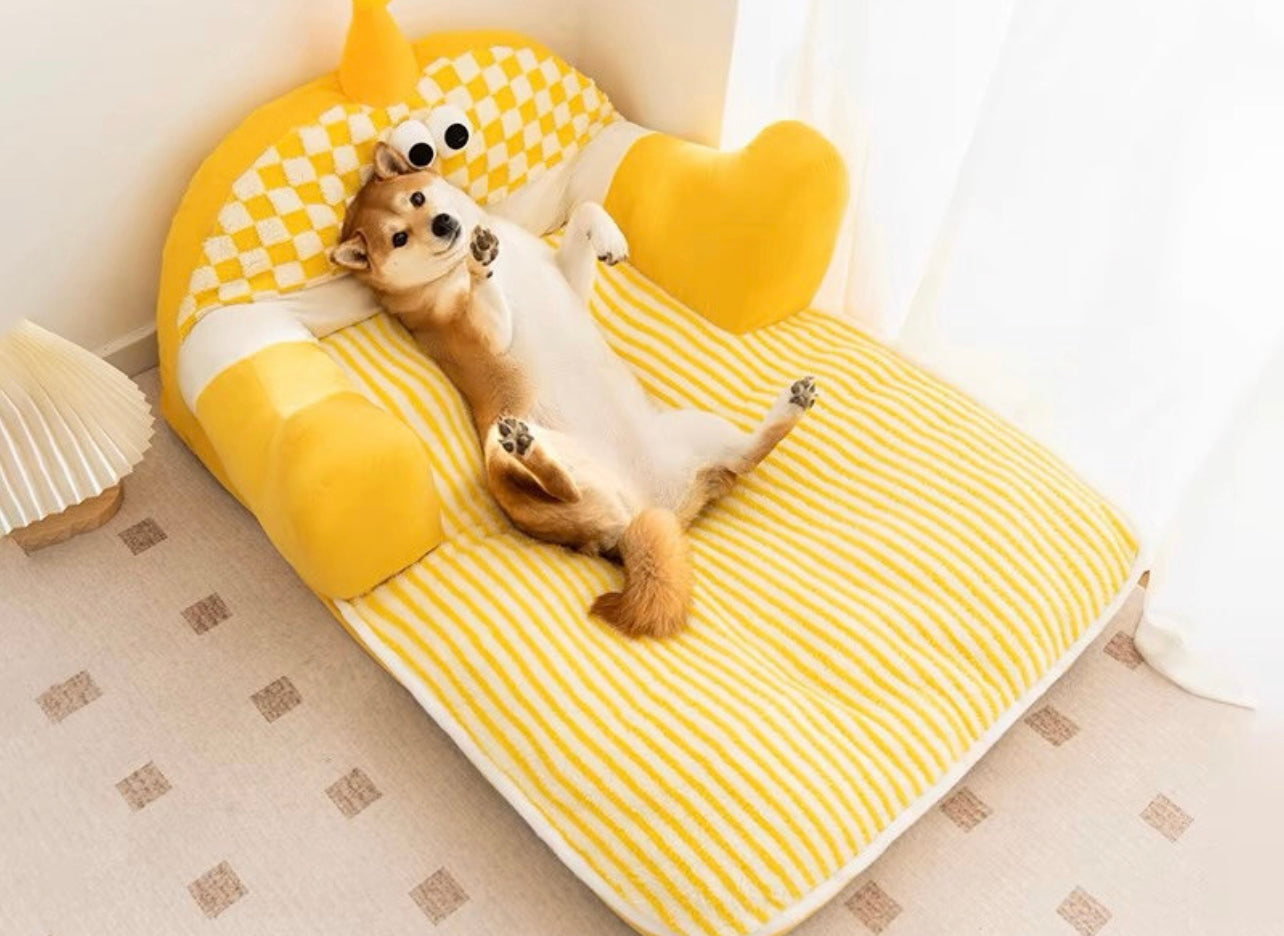 Puffy pet bed
